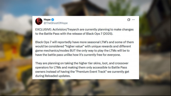 A leak about Call of Duty: Black Ops 7. 
