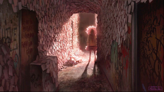 Is Masahiro Ito working on Silent Hill f: Ito's Silent Hill character Sakura Head lurks in the shadows.
